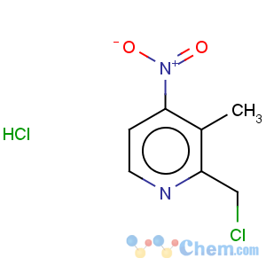 CAS No:152402-94-3 Pyridine,2-(chloromethyl)-3-methyl-4-nitro-, hydrochloride (1:1)