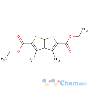 CAS No:152487-69-9 diethyl 3,4-dimethylthieno[2,3-b]thiophene-2,5-dicarboxylate