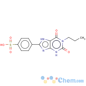 CAS No:152529-79-8 4-(2,3,6,7-Tetrahydro-2,6-dioxo-1-propyl-(1H)-purin-8-yl)benzenesulfonic acid