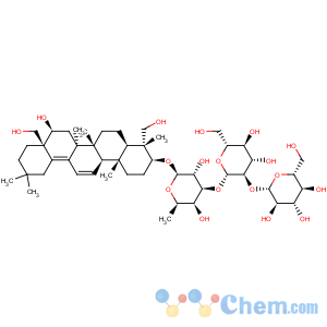 CAS No:152580-79-5 b-D-Galactopyranoside, (3b,4a,16b)-16,23,28-trihydroxyoleana-11,13(18)-dien-3-yl O-b-D-glucopyranosyl-(1®