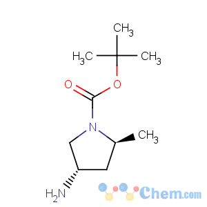 CAS No:152673-32-0 1-Pyrrolidinecarboxylicacid, 4-amino-2-methyl-, 1,1-dimethylethyl ester, (2S-trans)- (9CI)