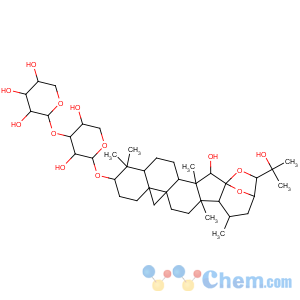 CAS No:152685-91-1 b-D-Xylopyranoside, (3b,15a,16a,23R,24S)-16,23:16,24-diepoxy-15,25-dihydroxy-9,19-cyclolanostan-3-yl 3-O-b-D-xylopyranosyl-