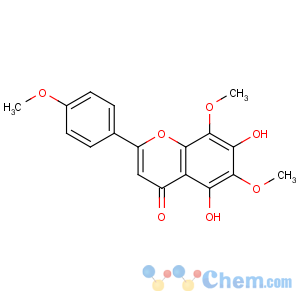 CAS No:152743-19-6 5,7-dihydroxy-6,8-dimethoxy-2-(4-methoxyphenyl)chromen-4-one