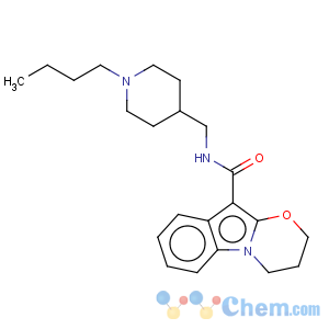 CAS No:152811-62-6 2H-[1,3]Oxazino[3,2-a]indole-10-carboxamide,N-[(1-butyl-4-piperidinyl)methyl]-3,4-dihydro-