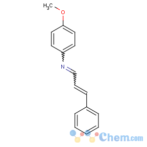 CAS No:15286-52-9 Benzenamine,4-methoxy-N-(3-phenyl-2-propen-1-ylidene)-