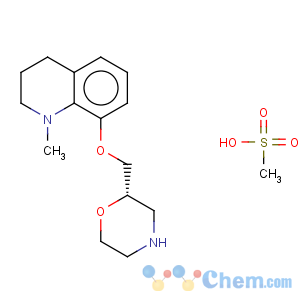CAS No:152985-36-9 1-methyl-8-[(2S)-morpholin-2-ylmethoxy]-1,2,3,4-tetrahydroquinoline methanesulfonate (1:1)