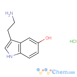 CAS No:153-98-0 3-(2-aminoethyl)-1H-indol-5-ol