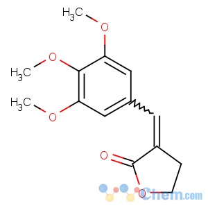 CAS No:1530-58-1 2(3H)-Furanone,dihydro-3-[(3,4,5-trimethoxyphenyl)methylene]-