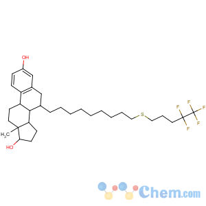 CAS No:153004-31-0 (7R,8R,9S,13S,14S,17S)-13-methyl-7-[9-(4,4,5,5,<br />5-pentafluoropentylsulfanyl)nonyl]-6,7,8,9,11,12,14,15,16,<br />17-decahydrocyclopenta[a]phenanthrene-3,17-diol