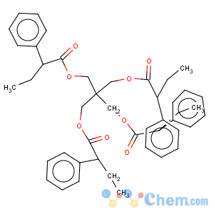 CAS No:15301-67-4 Benzeneacetic acid, a-ethyl-,2,2-bis[(1-oxo-2-phenylbutoxy)methyl]-1,3-propanediyl ester (9CI)