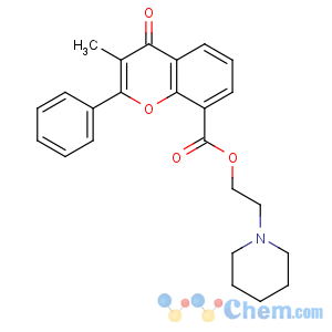 CAS No:15301-69-6 2-piperidin-1-ylethyl 3-methyl-4-oxo-2-phenylchromene-8-carboxylate