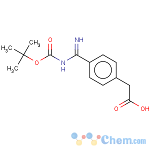 CAS No:153074-92-1 Benzeneacetic acid,4-[[[(1,1-dimethylethoxy)carbonyl]amino]iminomethyl]-