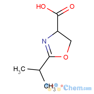 CAS No:153180-21-3 2-Isopropyl-4,5-dihydrooxazole-4-carboxylic acid