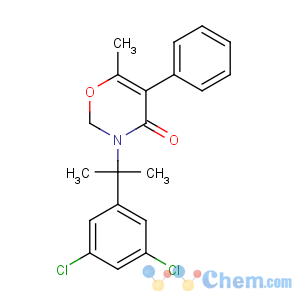 CAS No:153197-14-9 3-[2-(3,5-dichlorophenyl)propan-2-yl]-6-methyl-5-phenyl-2H-1,<br />3-oxazin-4-one