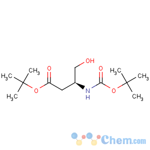 CAS No:153287-86-6 Butanoic acid,3-[[(1,1-dimethylethoxy)carbonyl]amino]-4-hydroxy-, 1,1-dimethylethyl ester,(3S)-