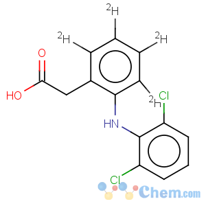 CAS No:153466-65-0 Benzene-2,3,4,5-d4-aceticacid, 6-[(2,6-dichlorophenyl)amino]-
