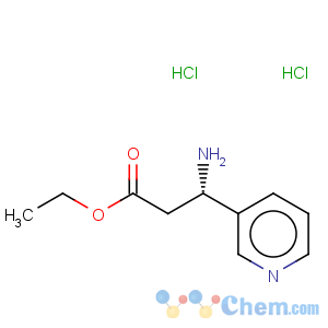 CAS No:153524-69-7 3-Pyridinepropanoicacid, b-amino-, ethyl ester,dihydrochloride, (bS)- (9CI)