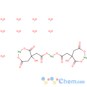 CAS No:153531-96-5 TRI-MAGNESIUM DICITRATE NONAHYDRATE