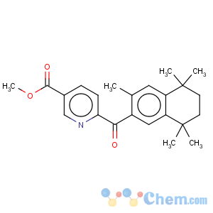 CAS No:153559-92-3 3-Pyridinecarboxylicacid, 6-[(5,6,7,8-tetrahydro-3,5,5,8,8-pentamethyl-2-naphthalenyl)carbonyl]-,methyl ester