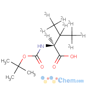 CAS No:153568-33-3 L-Valine-2,3,4,4,4,4',4',4'-d8,N-[(1,1-dimethylethoxy)carbonyl]- (9CI)