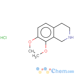 CAS No:15365-56-7 Isoquinoline,1,2,3,4-tetrahydro-7,8-dimethoxy-, hydrochloride (1:1)