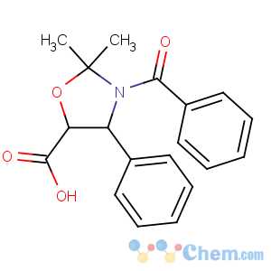 CAS No:153652-70-1 (4S,5R)-3-benzoyl-2,2-dimethyl-4-phenyl-1,3-oxazolidine-5-carboxylic<br />acid