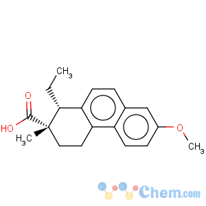 CAS No:15372-34-6 2-Phenanthrenecarboxylicacid, 1-ethyl-1,2,3,4-tetrahydro-7-methoxy-2-methyl-, (1R,2S)-rel-