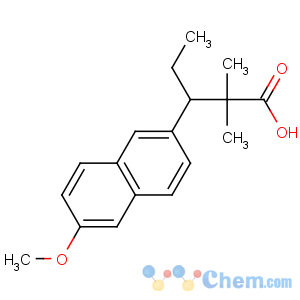 CAS No:15372-35-7 2-Naphthalenepropanoicacid, b-ethyl-6-methoxy-a,a-dimethyl-