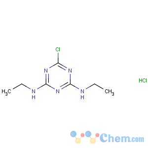 CAS No:15386-48-8 1,3,5-Triazine-2,4-diamine,6-chloro-N2,N4-diethyl-, hydrochloride (1:1)