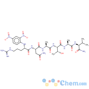 CAS No:153919-61-0 L-Valinamide,N2-(2,4-dinitrophenyl)-L-arginyl-L-asparaginyl-L-alanyl-L-threonyl-L-alanyl-(9CI)