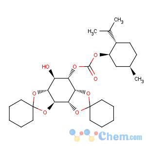 CAS No:153996-48-6 D-myo-Inositol,2,3:4,5-di-O-cyclohexylidene-,1-[(1R,2S,5R)-5-methyl-2-(1-methylethyl)cyclohexyl carbonate] (9CI)