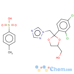CAS No:154003-23-3 1,3-Dioxolane-4-methanol,2-(2,4-dichlorophenyl)-2-(1H-1,2,4-triazol-1-ylmethyl)-,4-(4-methylbenzenesulfonate), (2R,4R)-
