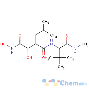 CAS No:154039-60-8 (2R,3S)-N-[(2S)-3,3-dimethyl-1-(methylamino)-1-oxobutan-2-yl]-N',<br />3-dihydroxy-2-(2-methylpropyl)butanediamide