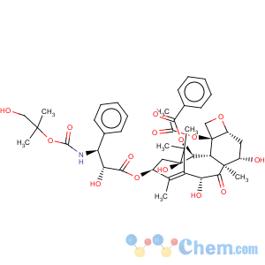 CAS No:154044-57-2 Benzenepropanoic acid, a-hydroxy-b-[[(2-hydroxy-1,1-dimethylethoxy)carbonyl]amino]-,(2aR,4S,4aS,6R,9S,11S,12S,12aR,12bS)-12b-(acetyloxy)-12-(benzoyloxy)-2a,3,4,4a,5,6,9,10,11,12,12a,12b-dodecahydro-4,6,11-trihydroxy-4a,8,13,13-tetramethyl-5-oxo-7,11-methano-1H-cyclodeca[3,4]benz[1,2-b]oxet-9-ylester, (aR,bS)-