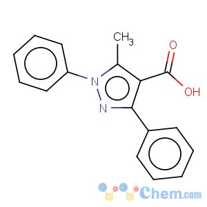 CAS No:15409-48-0 1H-Pyrazole-4-carboxylicacid, 5-methyl-1,3-diphenyl-