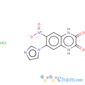 CAS No:154164-30-4 2,3-Quinoxalinedione,1,4-dihydro-6-(1H-imidazol-1-yl)-7-nitro-, hydrochloride (1:1)