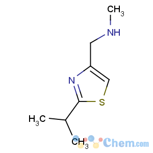 CAS No:154212-60-9 N-methyl-1-(2-propan-2-yl-1,3-thiazol-4-yl)methanamine