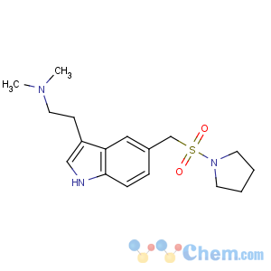 CAS No:154323-57-6 N,<br />N-dimethyl-2-[5-(pyrrolidin-1-ylsulfonylmethyl)-1H-indol-3-yl]ethanamine