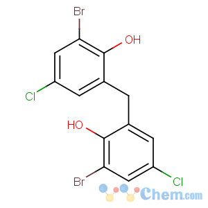 CAS No:15435-29-7 2-bromo-6-[(3-bromo-5-chloro-2-hydroxyphenyl)methyl]-4-chlorophenol