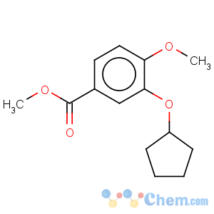 CAS No:154464-24-1 Benzoic acid,3-(cyclopentyloxy)-4-methoxy-, methyl ester