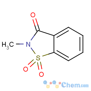 CAS No:15448-99-4 2-methyl-1,1-dioxo-1,2-benzothiazol-3-one
