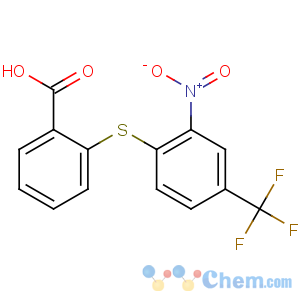 CAS No:1545-75-1 2-[2-nitro-4-(trifluoromethyl)phenyl]sulfanylbenzoic acid