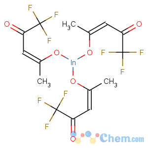 CAS No:15453-87-9 Indium,tris(1,1,1-trifluoro-2,4-pentanedionato-kO,kO')- (9CI)