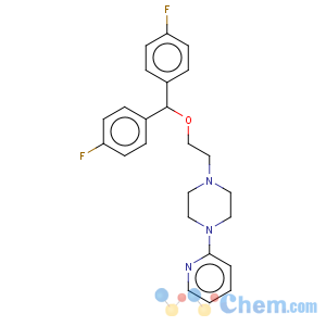 CAS No:154558-38-0 Piperazine,1-[2-[bis(4-fluorophenyl)methoxy]ethyl]-4-(2-pyridinyl)-