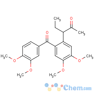 CAS No:15462-91-6 3-[2-(3,4-dimethoxybenzoyl)-4,5-dimethoxyphenyl]pentan-2-one