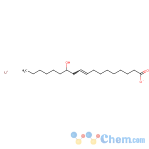 CAS No:15467-06-8 9-Octadecenoic acid,12-hydroxy-, lithium salt (1:1), (9Z,12R)-
