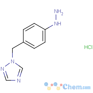 CAS No:154748-67-1 [4-(1,2,4-triazol-1-ylmethyl)phenyl]hydrazine