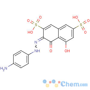 CAS No:15475-84-0 2,7-Naphthalenedisulfonicacid, 3-[2-(4-aminophenyl)diazenyl]-4,5-dihydroxy-