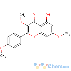 CAS No:15486-34-7 5-hydroxy-3,7-dimethoxy-2-(4-methoxyphenyl)chromen-4-one