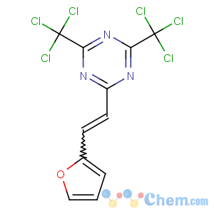CAS No:154880-05-4 2-[2-(furan-2-yl)ethenyl]-4,6-bis(trichloromethyl)-1,3,5-triazine